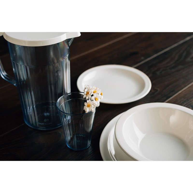 Harfield 1.1 Litre (2 Pint) Antibacterial Jug with White Lid