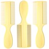 Vakly Fine Tooth Baby Comb [3 Pack] – Double-Sided Infant