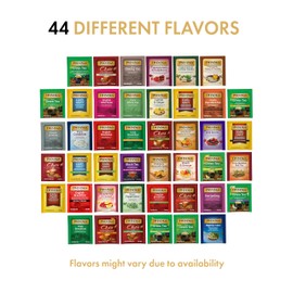 Twinings Tea Bag Sampler Assortment in Giftable Box, Variety Pack (88 Count), 44 Unique Flavors for Tea Lovers: Women, Men, Couples, Family, Friends, Coworkers