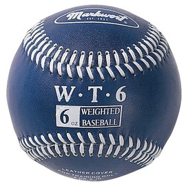 Markwort Weighted 9-Inch Baseballs-Leather Cover (Individually Boxed), Navy