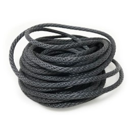 Flagpole Gear 5/16" Black Flagpole Halyard Rope Polypropylene Solid Braided USA Made - 100 feet
