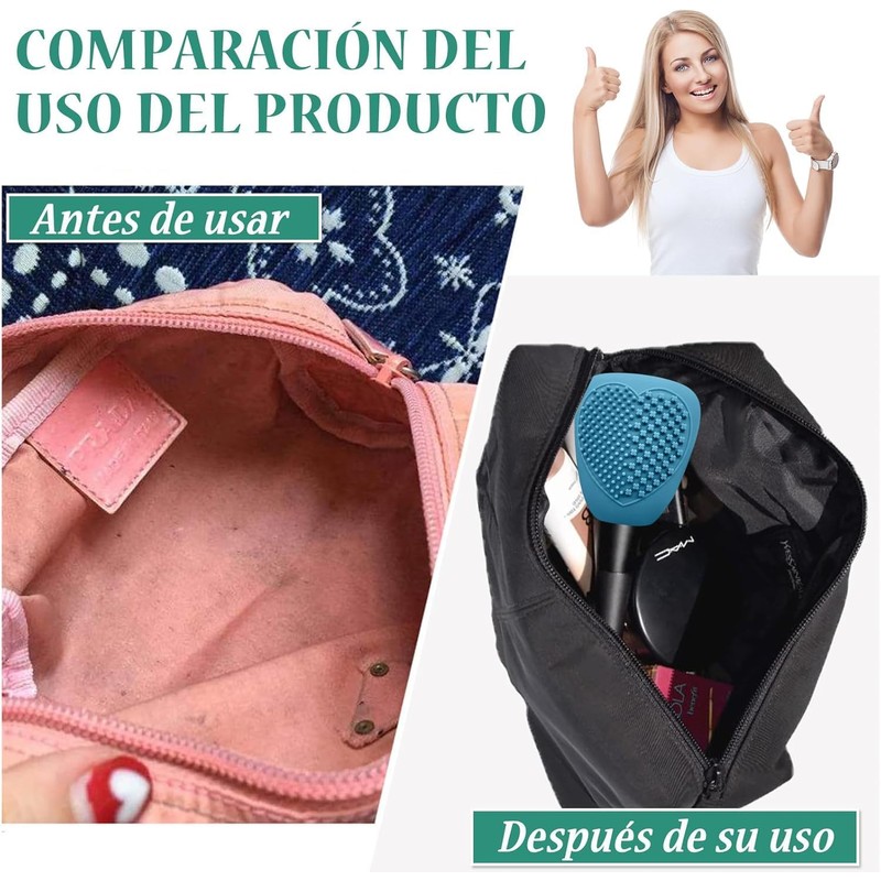 3 Fundas para Brochas de Silicona, Organizador de Brochas de