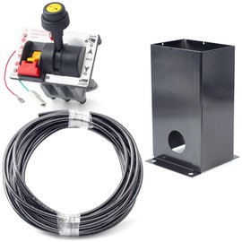 Dusledel PTO Switch Control Dual Valve Air Set with Kickout Replacement for Truck Tipper Dump Pump, with Console Tower 4 Gear