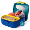 Amuse Rikko Children's Lunch Box Set with Compartments Bento Box