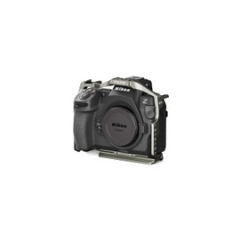 Full Camera Cage Compatible with Nikon Z8 - Titanium Gray | Mount Accessories | Custom Designed | ARCA Ready | Security Threads | Cable CLAMP | TA-T55-FCC-TG