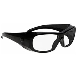 ATTENUTECH Lead Glasses, X-Ray Radiation Eye Protection.75mm Pb, Retro Classic Style, Economical (Black)