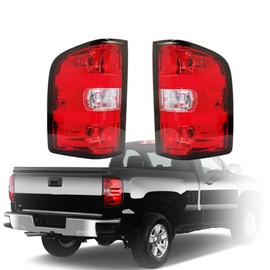 munirater Pair of Rear Left and Right Tail Light Brake Lamp Assembly Replacement for 2007-2014 Sierra/Silverado Driver and Passenger Side with Bulbs