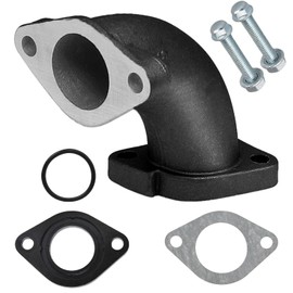 Amavoler Intake Manifold Pipe 56-2 Inlet Gasket 26mm Aftermarket Parts Fit for VM22 26mm Carburetor Tao Tao Zongshen Lifan YX Apollo 110cc 125cc 140cc Engine Pit Dirt Bike. (black)