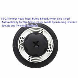 KIAPIEBIO (2-Pack) C6-2 Easy Load Trimmer Head Fit for Stihl FS38 FS40 FS40C FS45 FS46 FS50 FS50C FSA60R FSA86R FSE60 FSE71 FSE81 Replaces 4006 710 2126