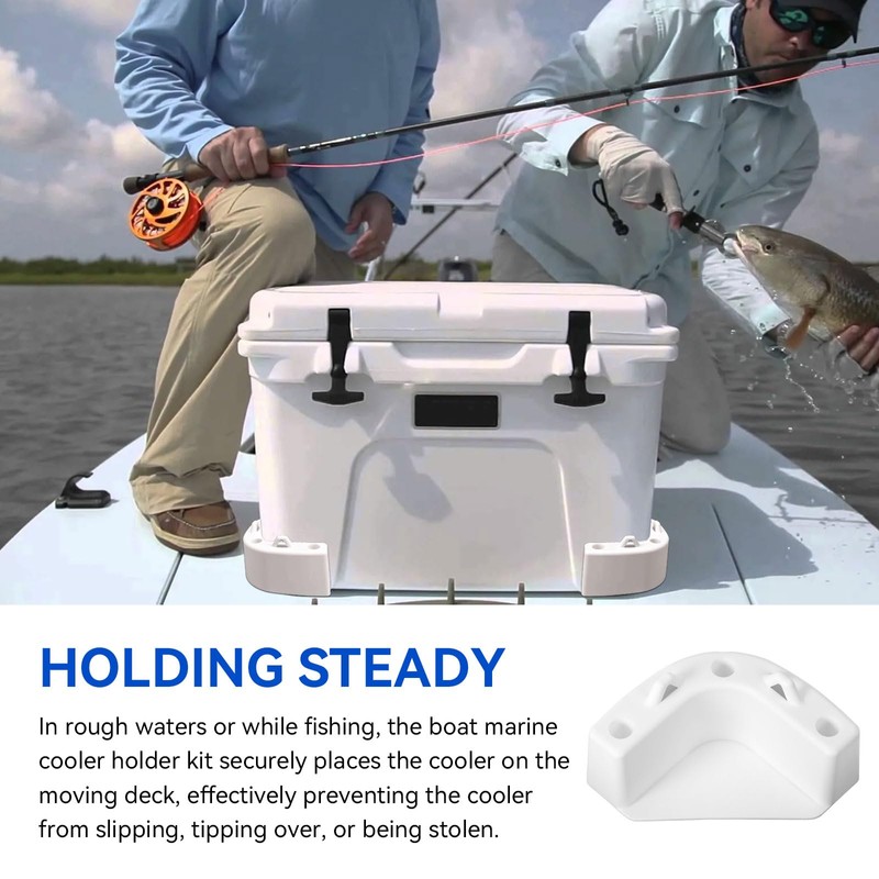 KEYDINHT Boat Marine Cooler Mounting Kit Fit for Yeti, Igloo,