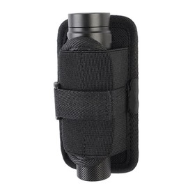ACEXIER Tactical Molle Flashlight Holster Pouch for Belt with 360 Degree Rotatable Clip Hunting Flashlight Holder Torch Case Bag