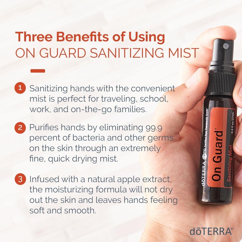 doTERRA On Guard Sanitizing Mist - 27mL … (2 Pack)