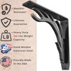 Starby Elk Lodge Antler Heavy Duty Steel Fireplace Mantel Brackets,