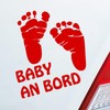 Hellweg Druckerei Baby on Board Feet on Board Boy Girl