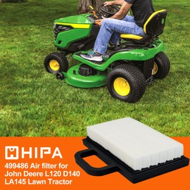 Hipa YTH2348 499486S 698754 Air Filter for Briggs and Stratton 18-26 HP Intek V-Twins Engine John Deere L120 L111 L118 LA120 LA130 Husqvarna 531307044 YTH2448 YTH2454 Lawn Mower Tractor