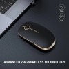 VssoPlor Wireless Mouse, 2.4G Slim Portable Computer Mice with Nano