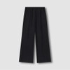 JAJU [JAJU] Women's Crinkle String Wide Pants_Black