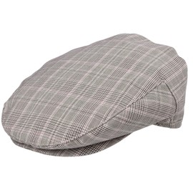 Bigalli Ivy Newsboy Cap 100% TR Casual Newsboy Hats for Men | Color Khaki Size L | Boinas para Hombre | Flat Cap Baker Boy Cap Gatsby Hats | Hand Made in Ecuador