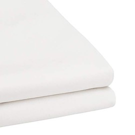 Bambury Wide Elastic - 40cm Deep - White - XL Single TRUFit Fitted Sheet, Extra Long Single, White