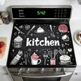 Tapete protector versátil para estufas eléctricas, todo en uno, protector resistente al calor, tapete antideslizante para encimera de cocina (H251114)