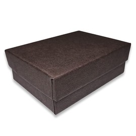 N'icePackaging 15 Qty - Chocolate Brown Cotton Filled Gift Boxes - Size 3" x 2 1/8" x 1" - USA Made - Holidays/Birthdays/Sales/Storage/Display/Travel