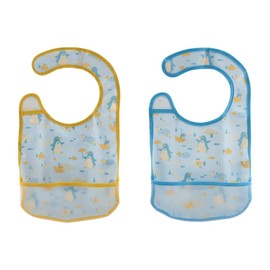 Richell Lunch-kun for Going Out, Set of 2, Blue