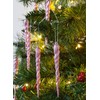 Christmas Concepts® 12 cm Glitter Icicle Decorations - Luxury Christmas