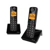 Alcatel S280 Duo Black Duo Cordless Phone Hands-Free Calls Phone