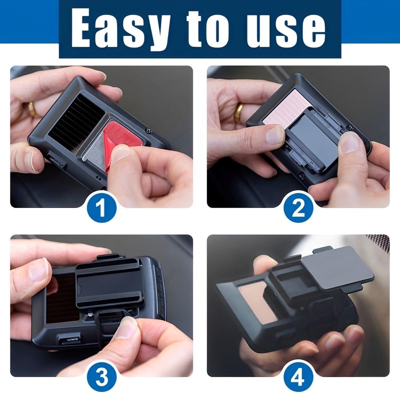 Holder suitable for Ooono No2 co-driver, sun visor holder, UV