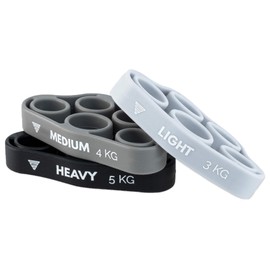 GORNATION Finger Trainer - Hand Trainer in Three Strengths for More Strength - Finger Expander with Resistance for Grip Strength - Strength Training Equipment