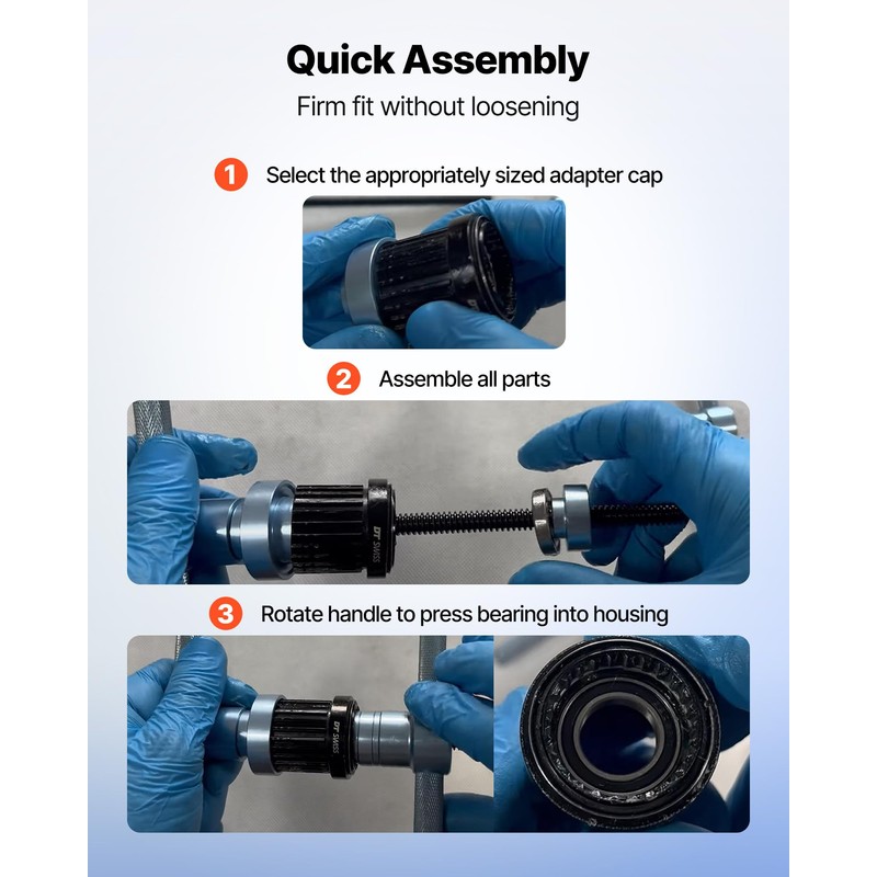 VEVOR Bicycle Bearing Press Kit, Bike for Wheels/Hub Bearing Installation