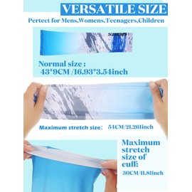 Tisancy 10 Pairs Sun Protection UV Arm Sleeves Cooling Anti Slip Compression Sleeves Sports Polyester Cycling Covers(Vivid Style)