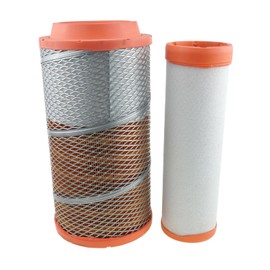 YIHETOP Air Filter Kit Compatible for New Holland 87344136 87344135 John Deere DQ59139 DQ59138 AGCO 6223618M1 6223619M1