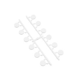 Plum Fittings Vinyl Fence Screw Cover Strip of 12 for #4033 Screw Holes (White)