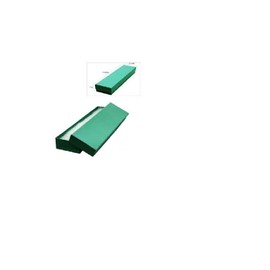 20 Pack Teal Blue Robin Egg Blue Color Cotton Boxes Jewelry Bracelet, Watches, Necklace and Anklet Gift Displays 8" x 2" By RJ Displays