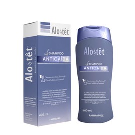 ALOSTÊT Shampoo Anticaída | Previene la Perdida del Cabello y Aumenta la Densidad Capilar | Champu Anticaida para Piel Sensible Mujeres y Hombres I Tratamiento Anticaída de Uso diario | Testeado Dermatólógicamente | 400 ml (400 ml, Normal)