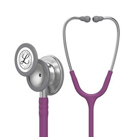 3M Littmann Estetoscopio Classic III, Manguera Color Ciruela, Acabado Standard, 69 cm (Modelo 5831)