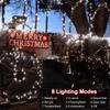 echosari 2 Pack Battery Operated Christmas Lights 16ft Green Wire