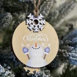 Christmas Ornaments 2024, Christmas Countdown Calendar 2024, Christmas Countdown Christmas Tree Decoration, 25 Days of Christmas Countdown, Wooden Christmas Countdown Ornament, Countdown To Christmas