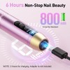 Cordless Nail Drill, Portable Electric Nail File with 11 in
