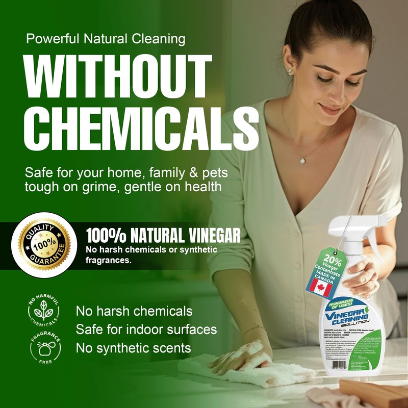 Eco Solutions Vinegar Cleaning Solution - all purpose household cleaner,