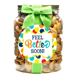 Nam's Bits Chocolate Chip Cookies - Feel Better Soon Half Gallon Jar - PDFBS
