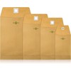 Frienda 4 Sizes Clasp Envelopes Kraft Paper Catalog Clasp Envelope
