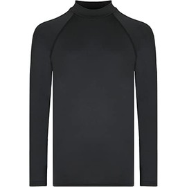Typhoon Junior Fintra Long Sleeve Rashguard - Black 430460 JXL