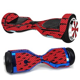MightySkins Carbon Fiber Skin for Ultra Hoverboard - Guns | Protective, Durable Textured Carbon Fiber Finish | Easy to Apply, Remove, and Change Styles | Made in The USA