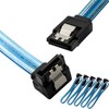 SATA 3 Data Cable 90 Degree Serial ATA III 6.0Gbps