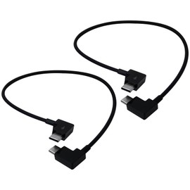XSPANDER 2pcs USB C Remote Controller Cable Connect Phone Tablet Fit for DJI Avata Goggles 2/ Mini 3 Pro/Air 2S Remote Controller/FPV V2/Pocket 2/for Osmo Pocket (USB C to Type-C)
