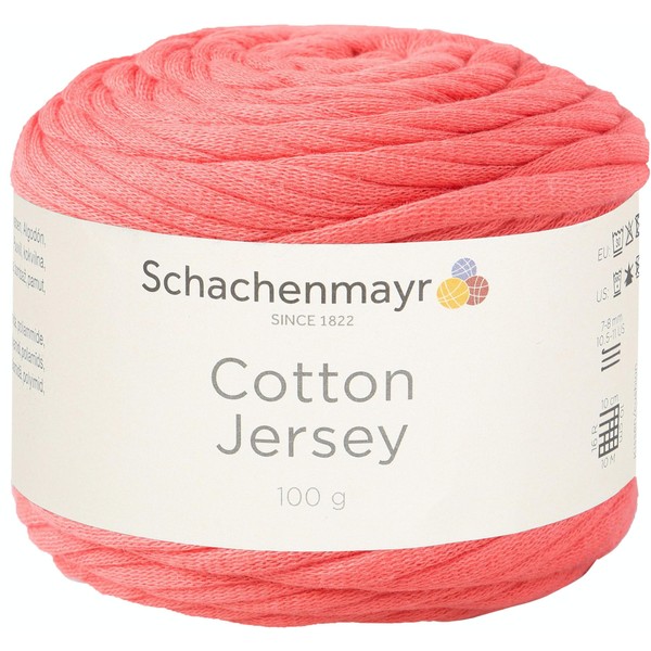 Schachenmayr Cotton Jersey Hand Knitting Yarn, 9 x 9 x