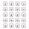 PATIKIL 0.7x0.8" Cord Locks, 30 Pack Double Hole Spring End