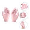Mikinona Moisturizing Hand Covers Black Fingerless Gloves for Waterproof Dry